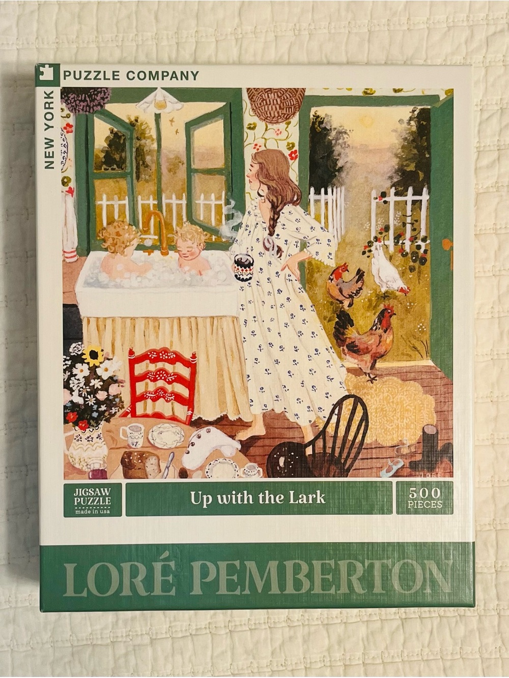 'Up with the Lark' 500-Piece Jigsaw Puzzle by New York Puzzle Company